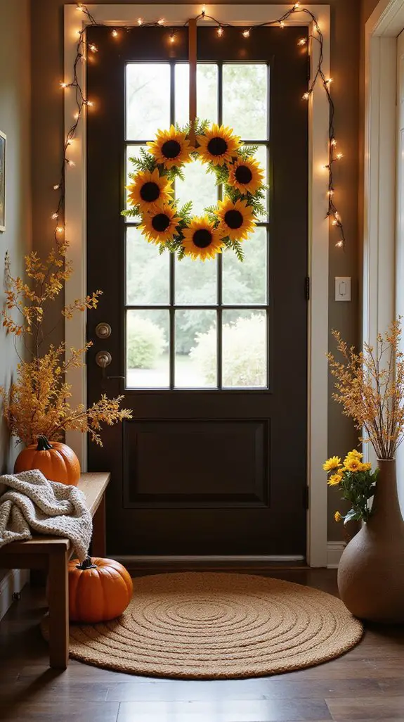 seasonal entryway decor transformation