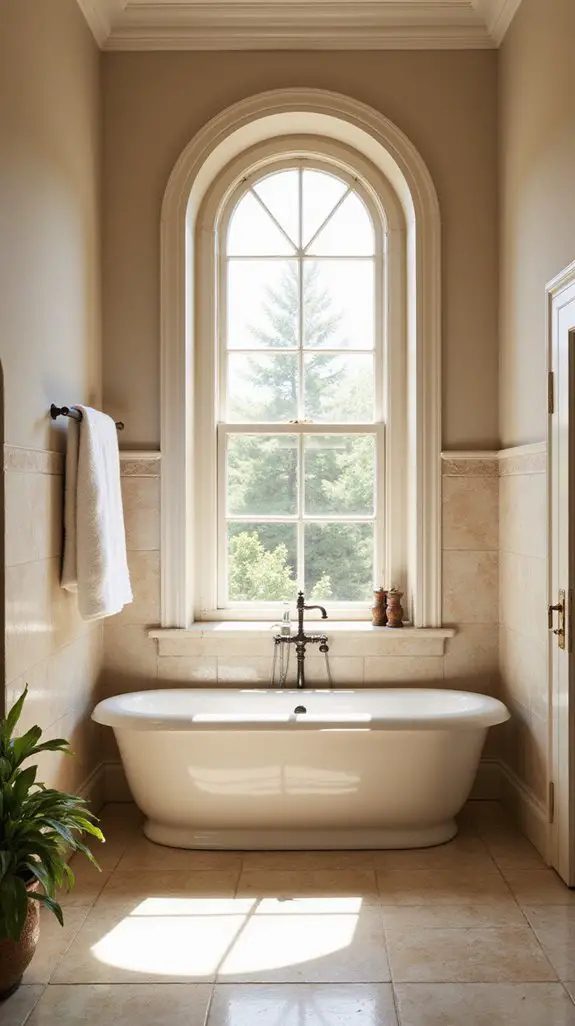 serene beige and white lighting