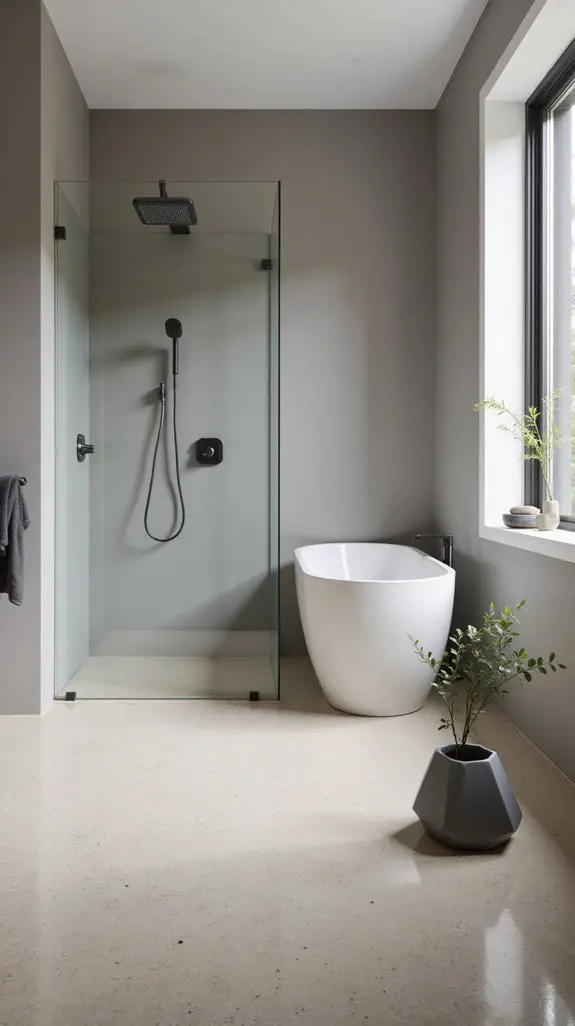 serene grey beige retreat