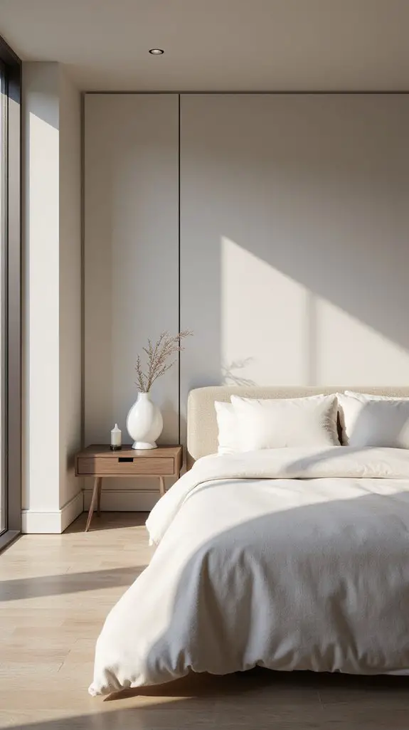 serene minimalist bedroom design
