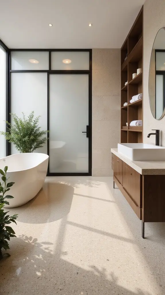 serene spa inspired bathroom retreat