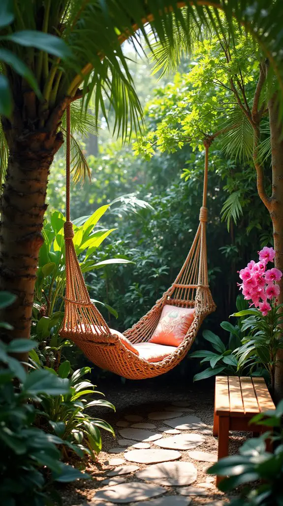 serene tropical seating nooks