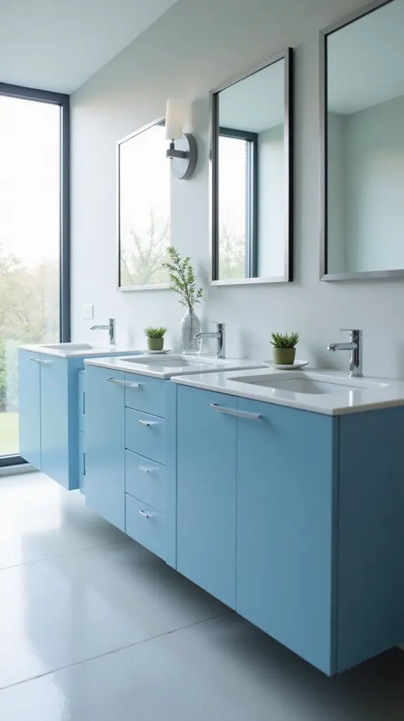 sky blue minimalist sanctuary