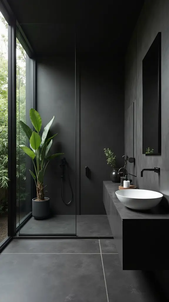 sleek black and white elegance