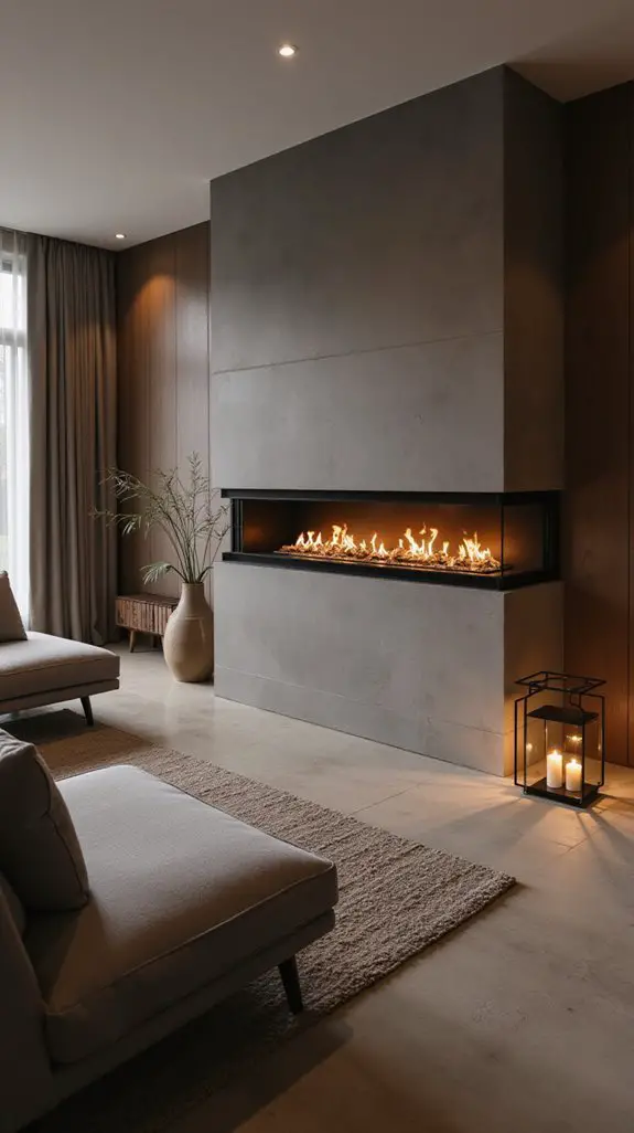 sleek customizable energy efficient fireplaces