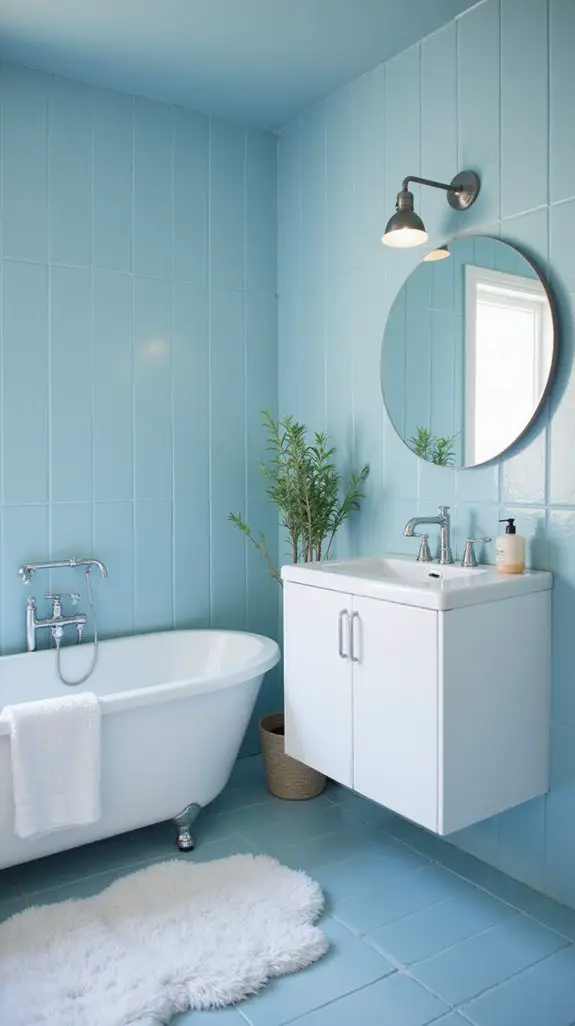 soft blue serene retreat