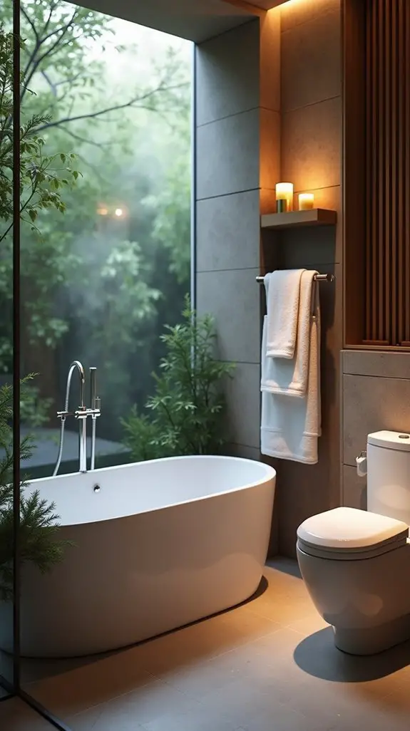 spa inspired bathroom retreat