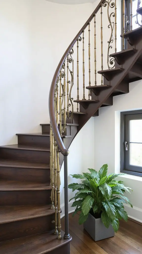 statement railings enhance elegance