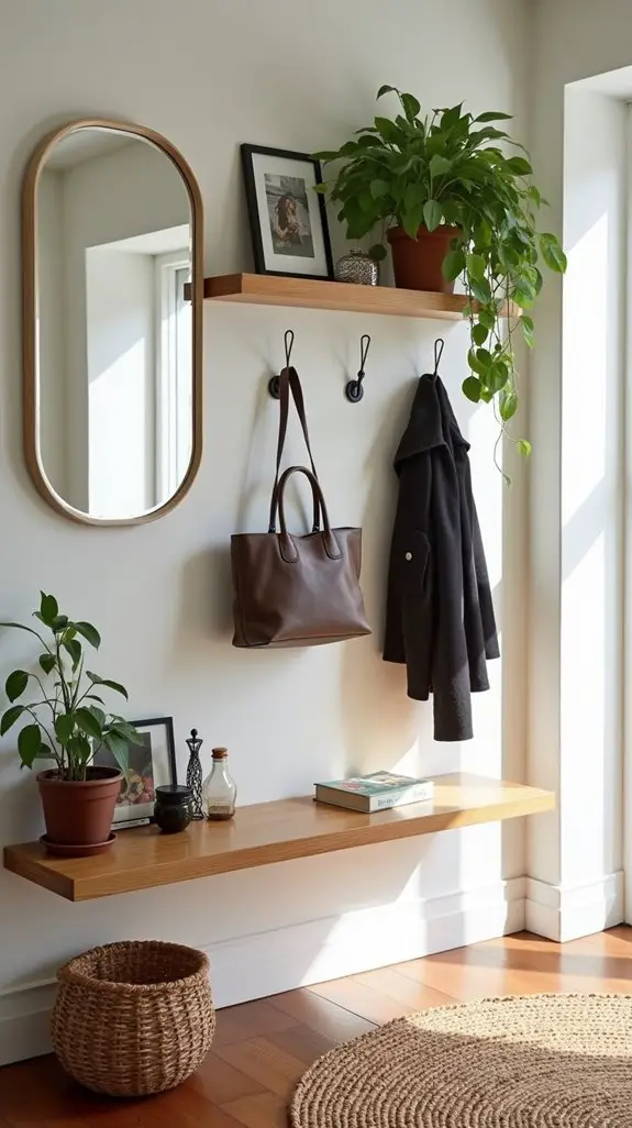stylish and functional entryway