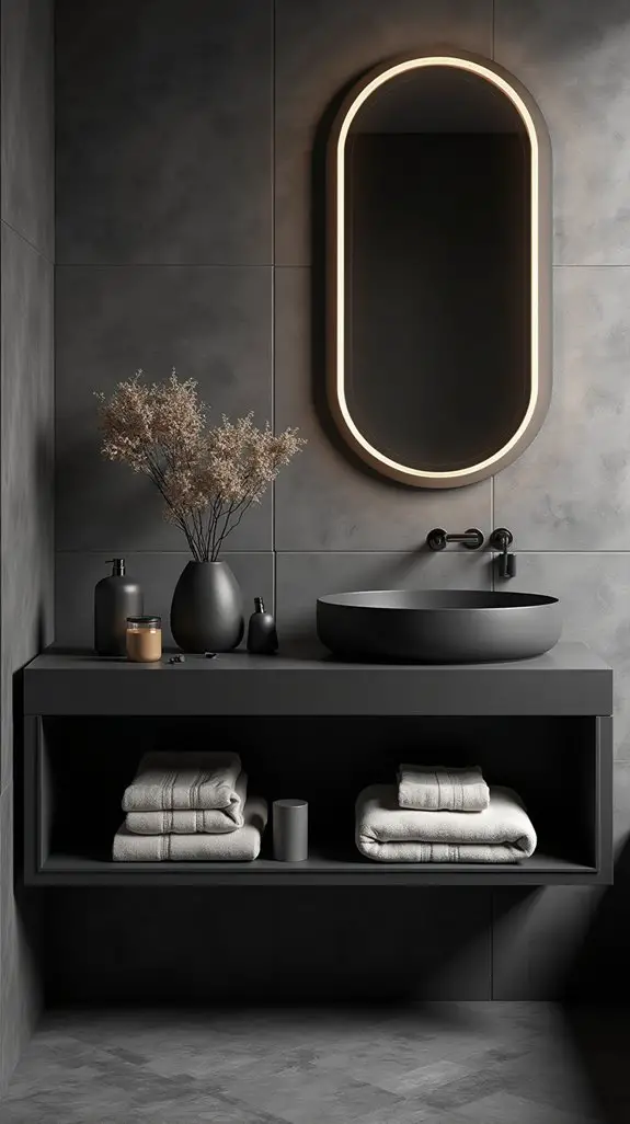 stylish bathroom shelving solutions