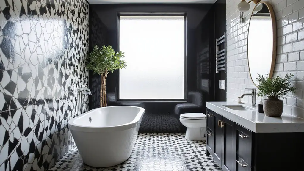 stylish monochrome tile designs