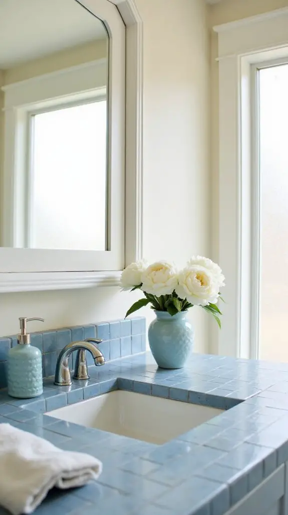 stylish white framed mirrors