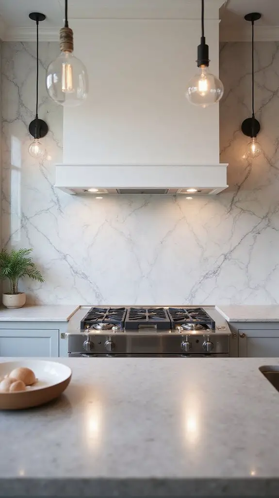 subtle quartz kitchen elegance