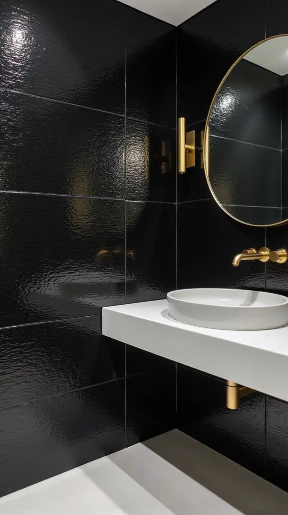 textured black tile benefits