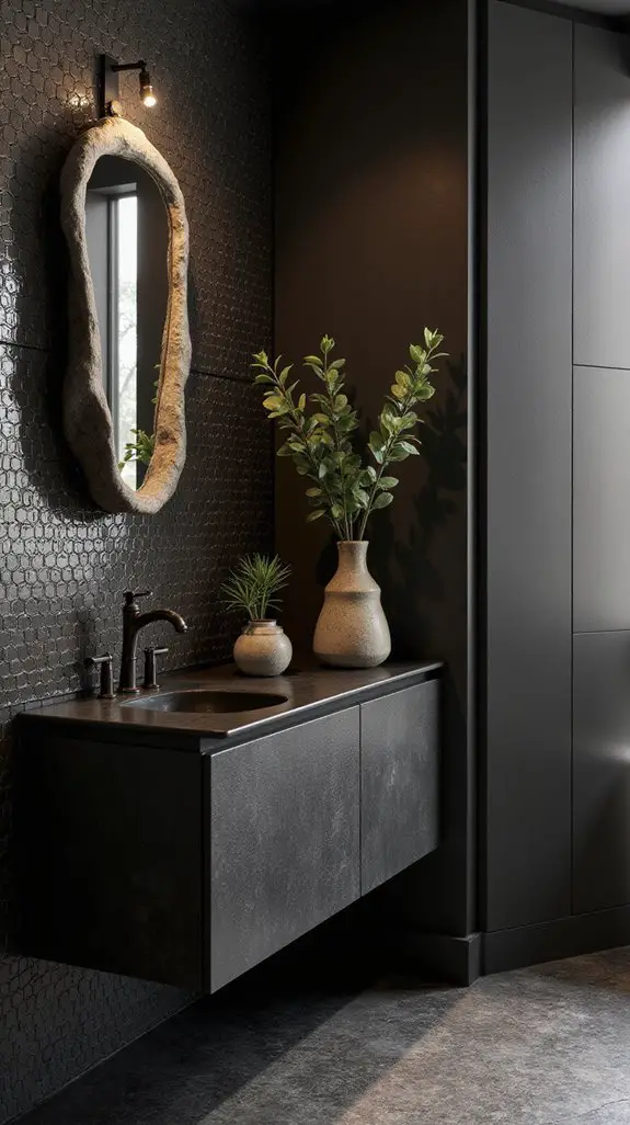 textured finishes enhance elegance