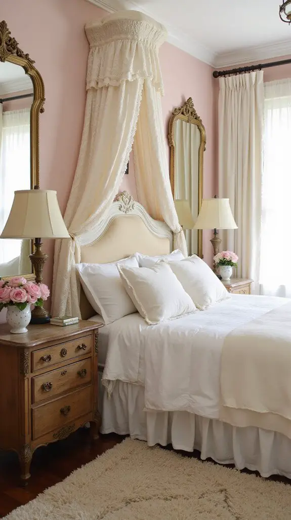 timeless antique bedroom accents