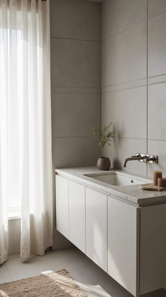 transform bathroom with textures