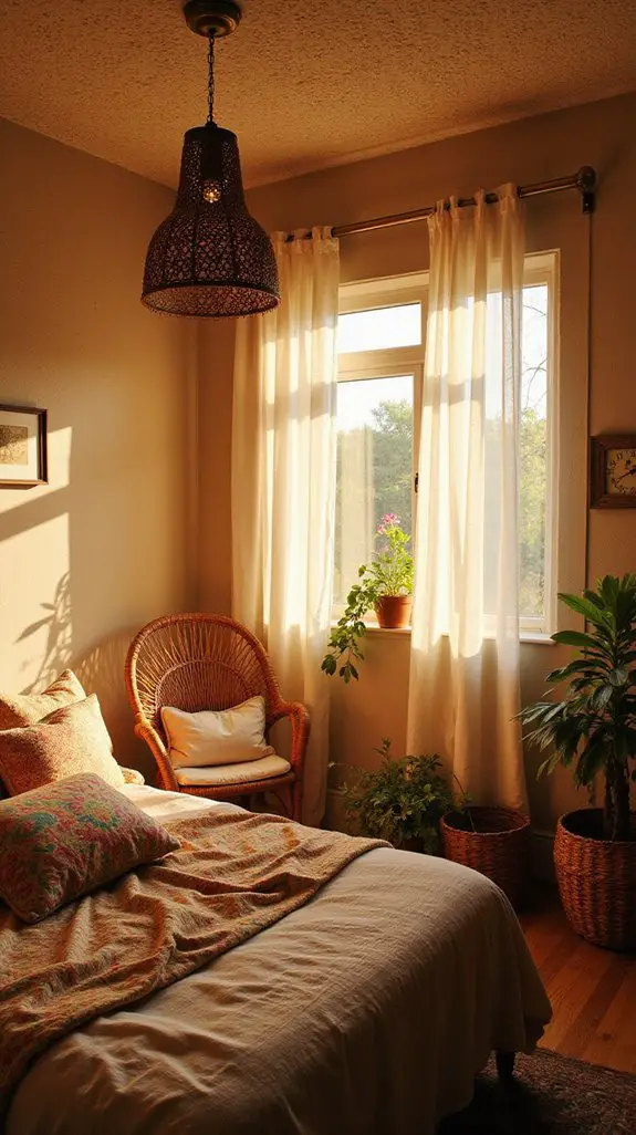 unique cozy boho lighting