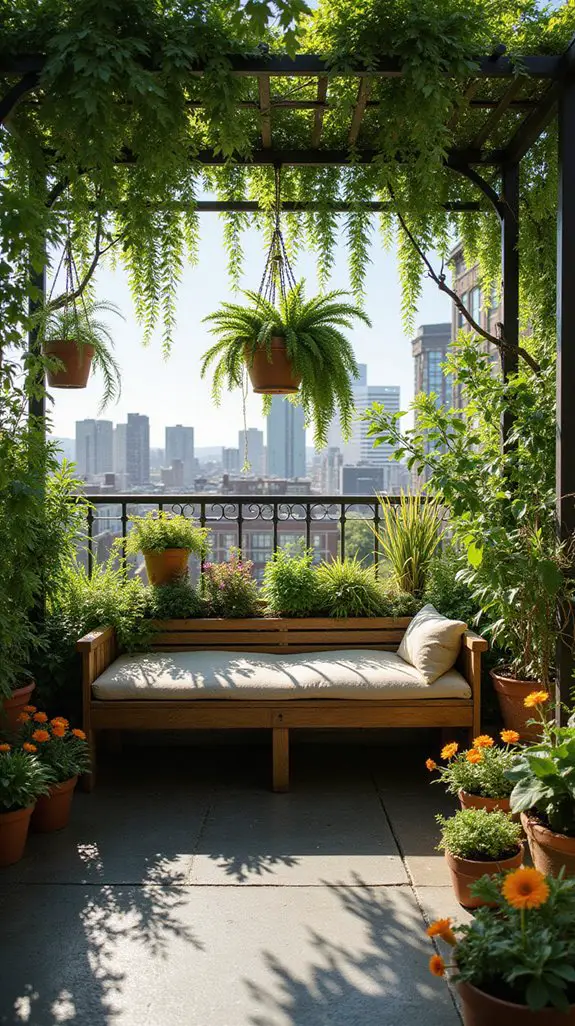 urban balcony garden retreat