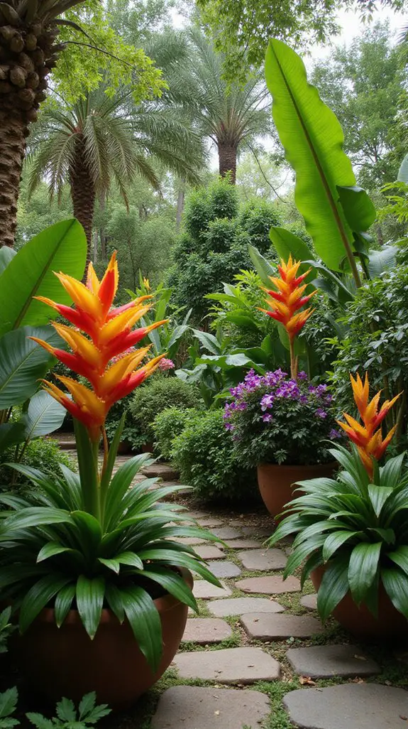 vibrant tropical plant combinations