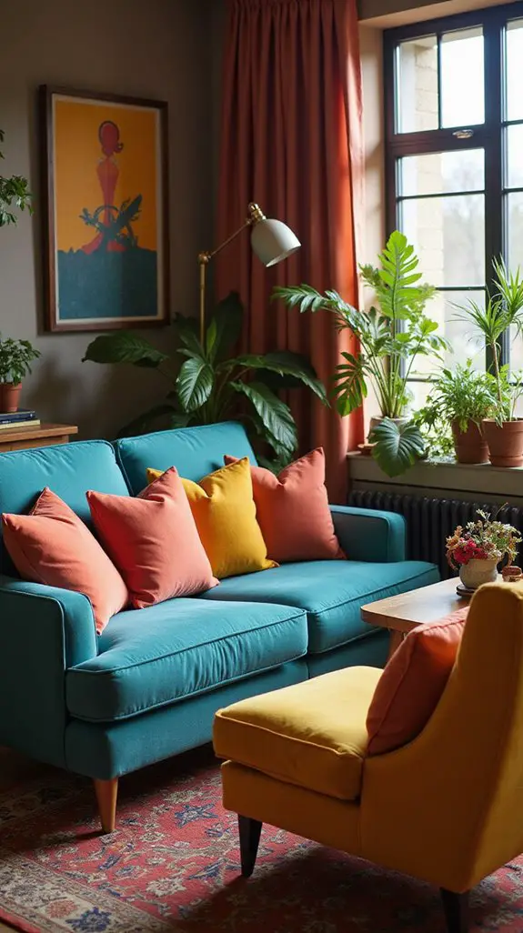 vibrant versatile suede sofas