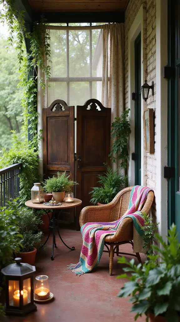 vintage balcony decor ideas