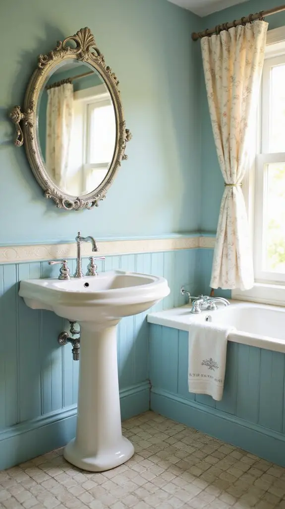 vintage bathroom with elegance