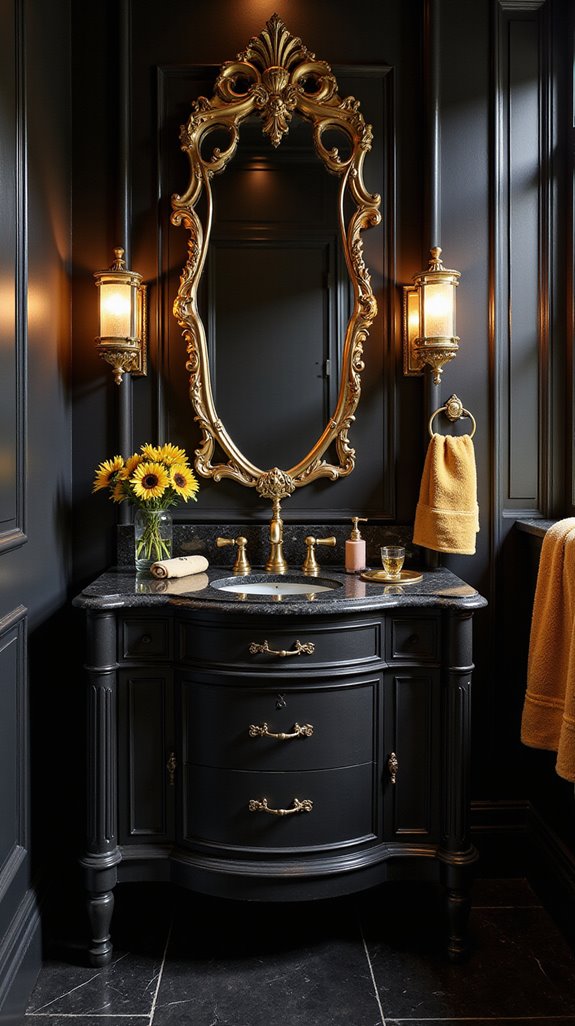 vintage elegance in bathrooms