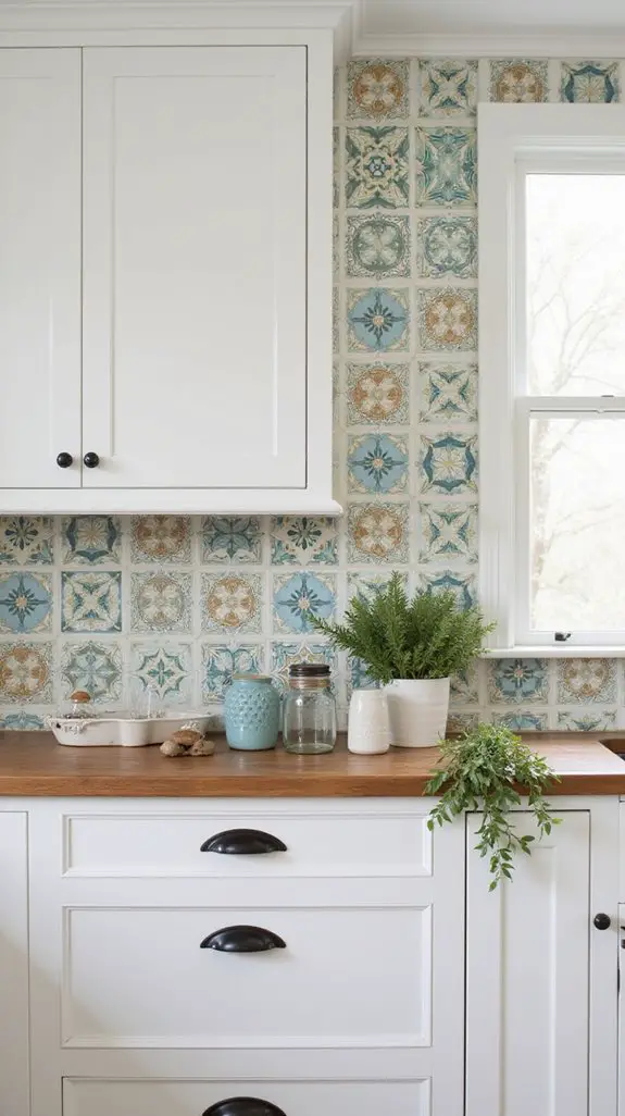 vintage tiles with personality