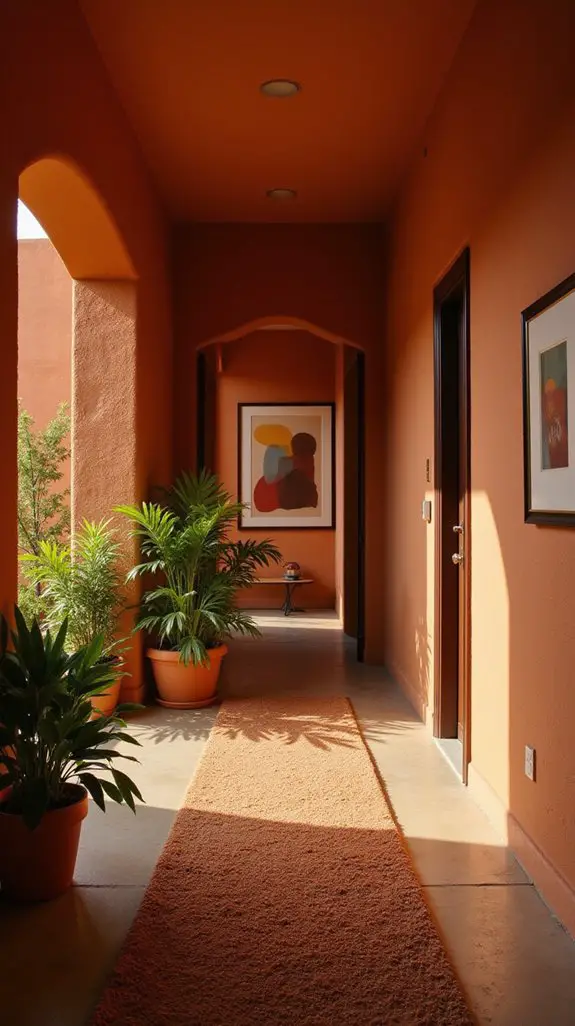 warm and inviting hallways