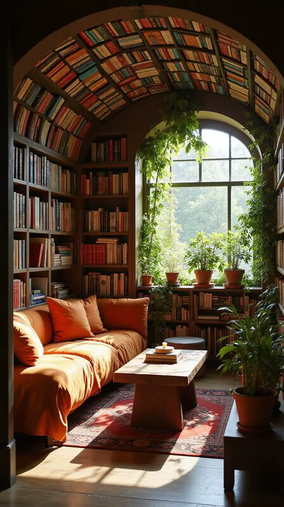 whimsical reading nook design