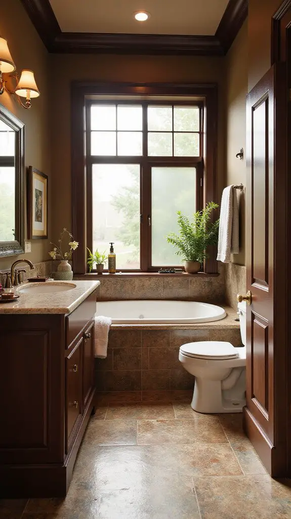 white accessories elevate brown