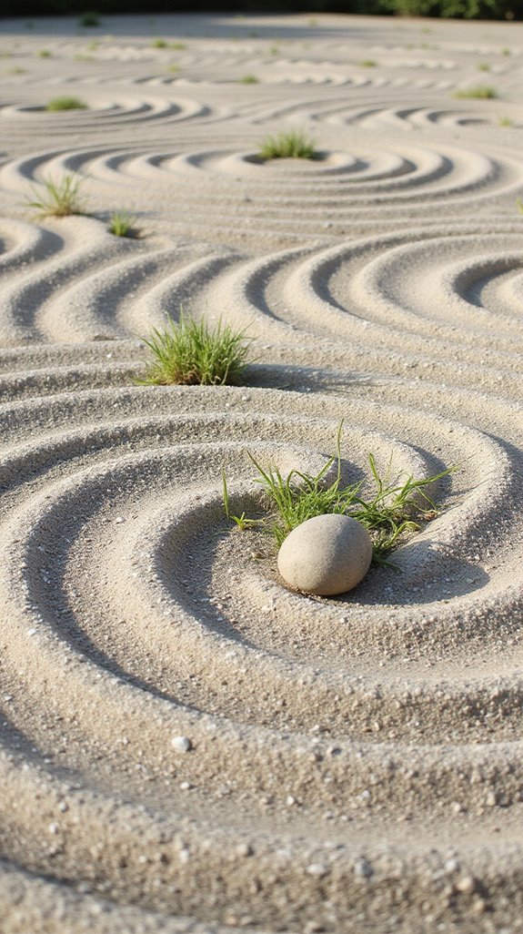 zen garden sand patterns