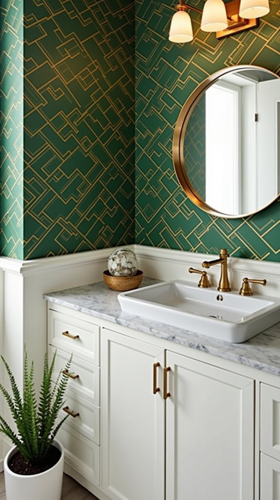 accent wall transforms space