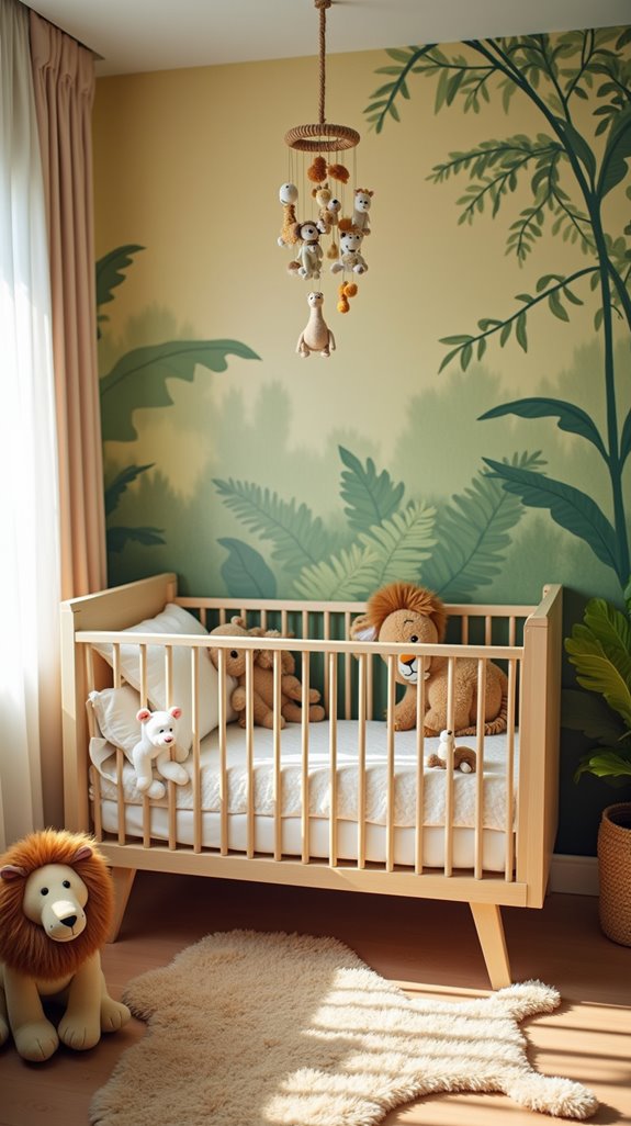 adventurous animal themed nursery decor