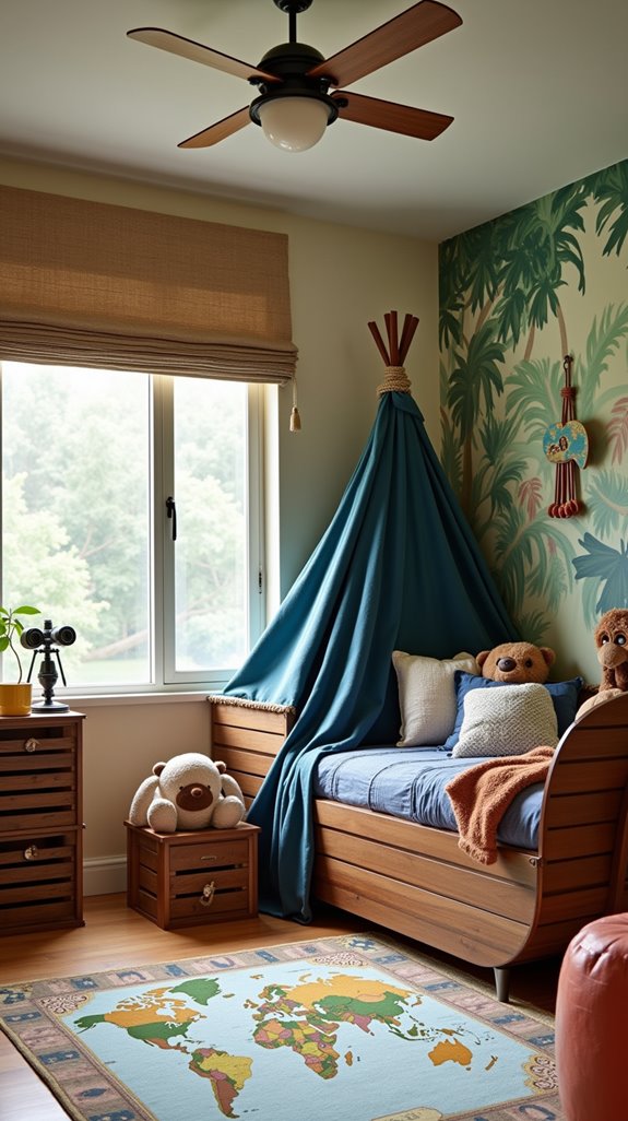 adventurous explorer s camp room