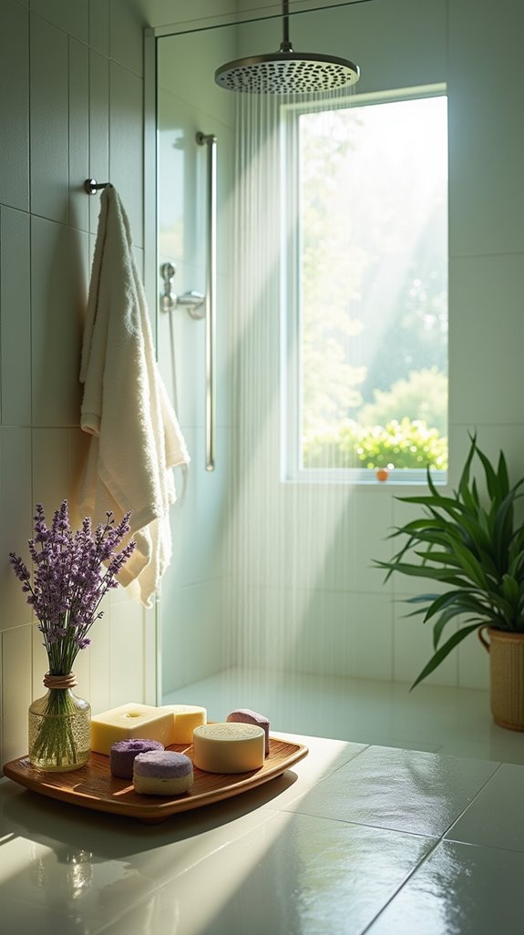 aromatherapy enhances shower experience
