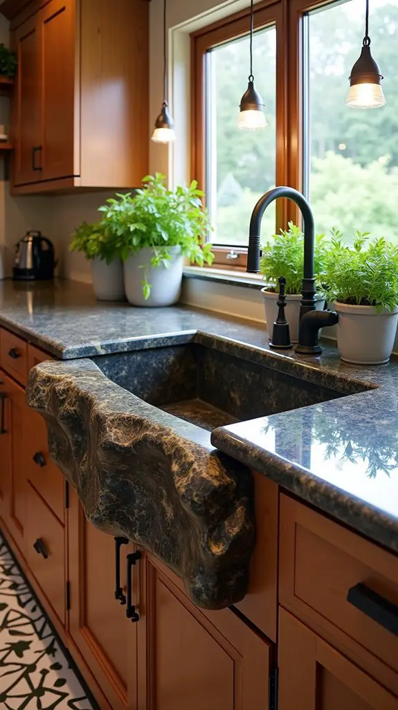 artistic unique stone sinks