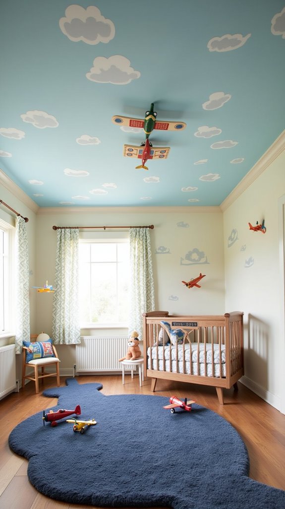 aviation themed nursery decor