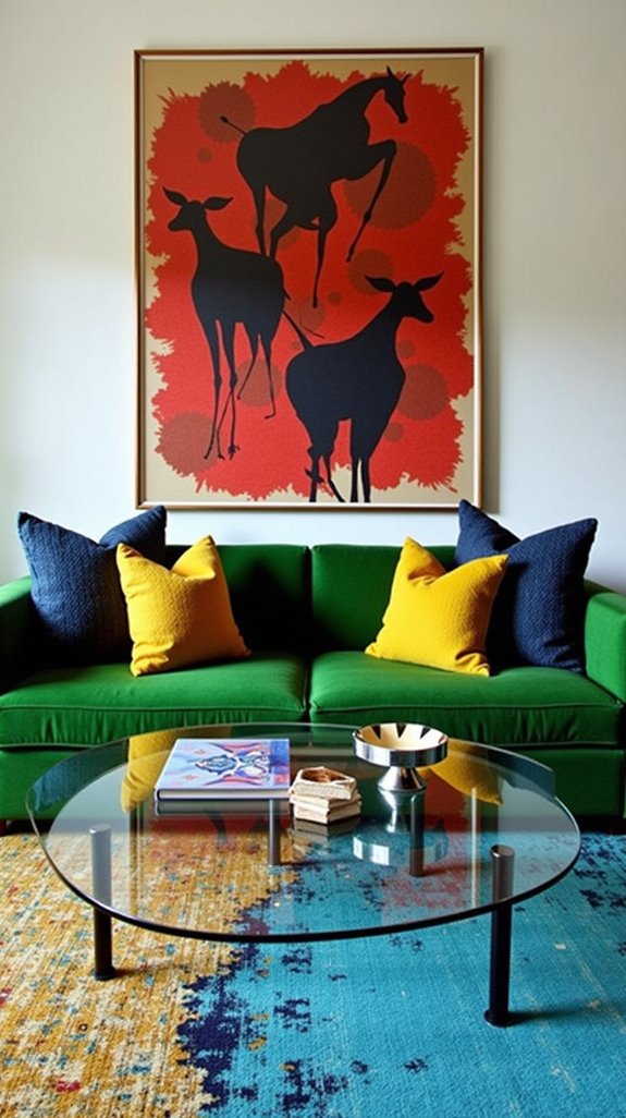 bold accents enhance harmony