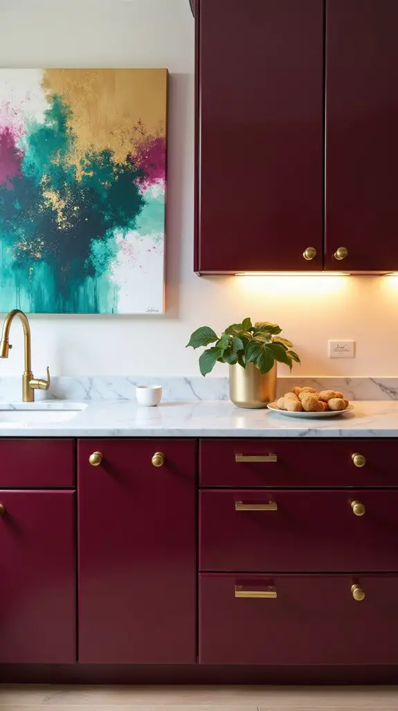 bold artwork elevates kitchens