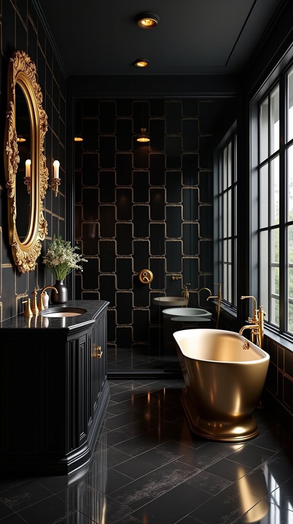 bold black and gold elegance