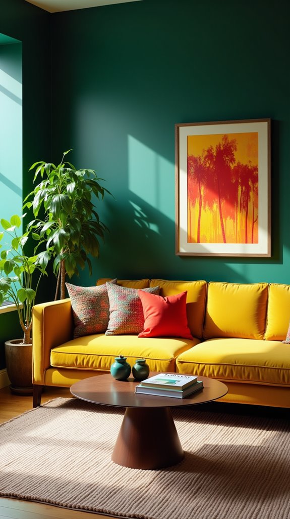bold colors energize spaces