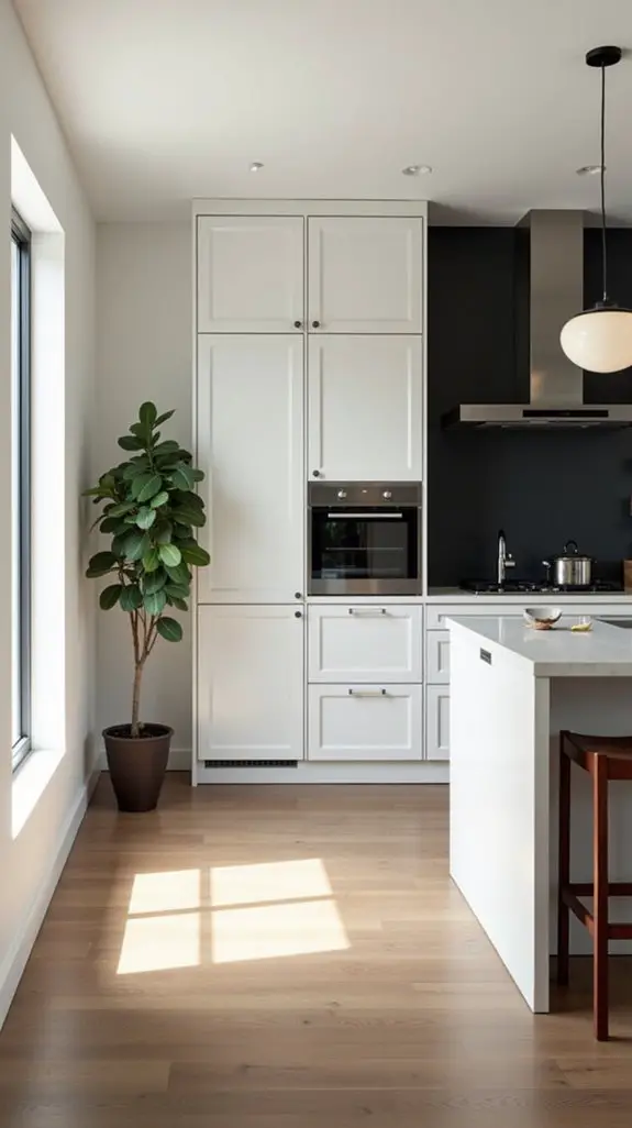 bold dark accent walls