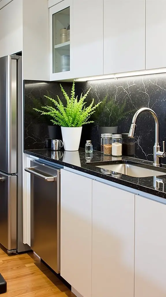 bold elegance in kitchens