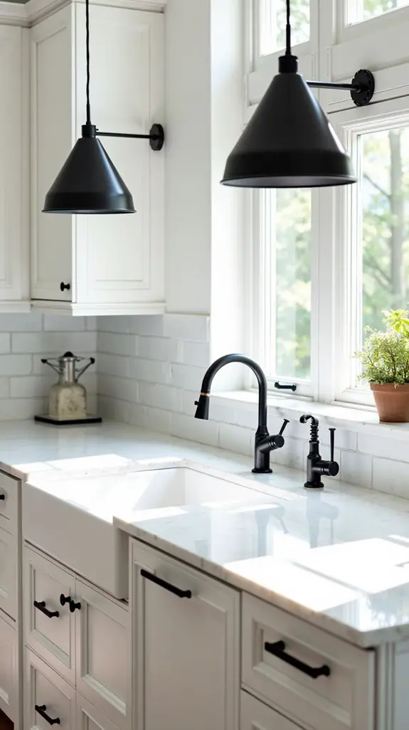 bold fixtures enhance elegance