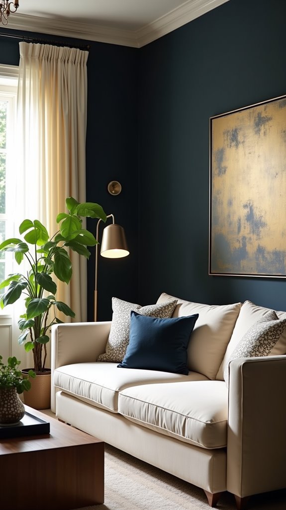 bold navy for sophistication