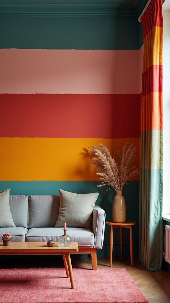 bold painted stripe designs
