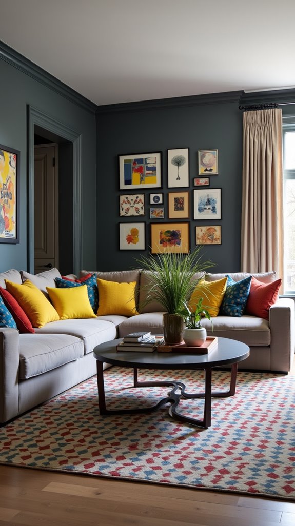 bold prints grey balance