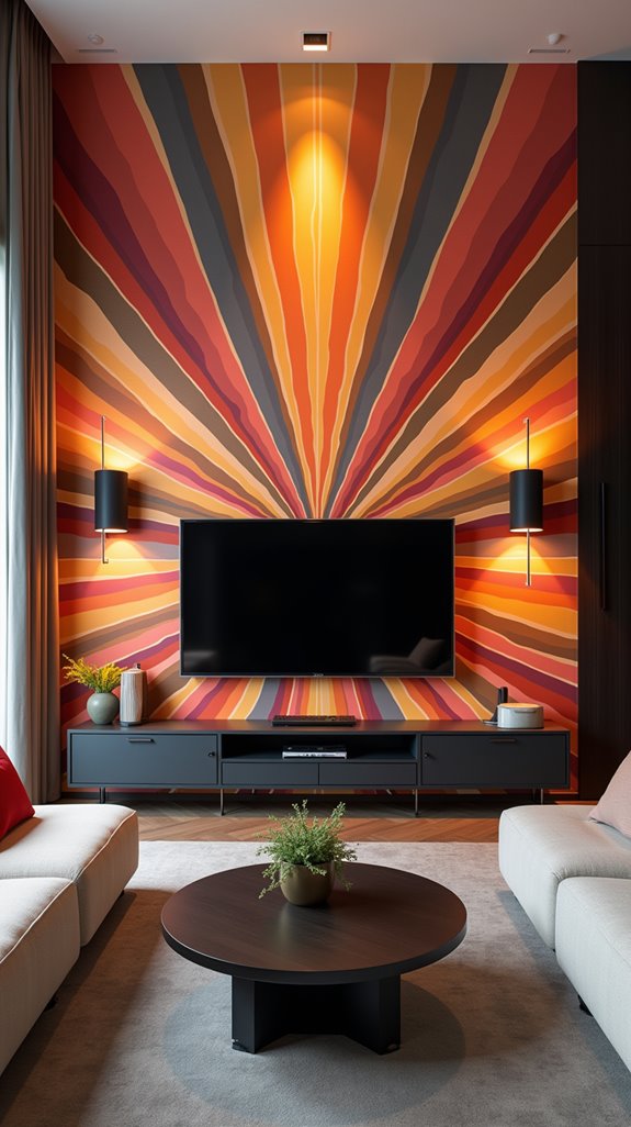 bold wallpaper transforms space